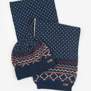 Gift set met sjaal en muts